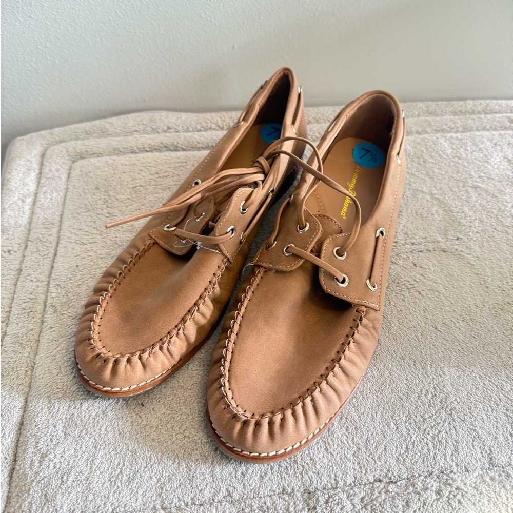 Tommy Bahama Nahara Loafers Tan‎ Size 7.5 Boat Shoe